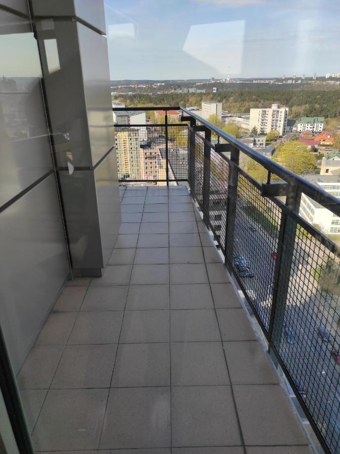 Luxury Apartment In Skyscraper Vilnius Bagian luar foto